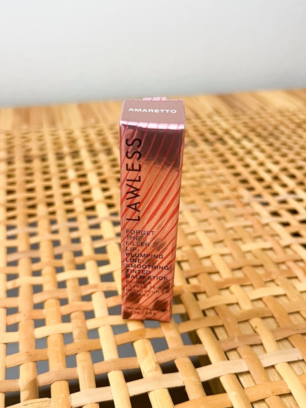 LAWLESS Forget the Filler Lip-Plumping Line-Smoothing Tinted Lip Balm Amaretto
